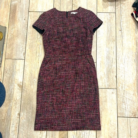 Great condition woven Biden Shift Dress size 4R - Picture 1 of 3